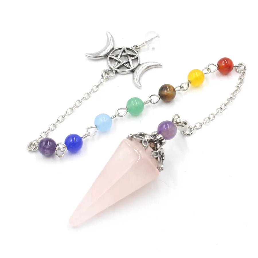 Triple Moon Pentacle Chakra Pendulums - Collective Awakening