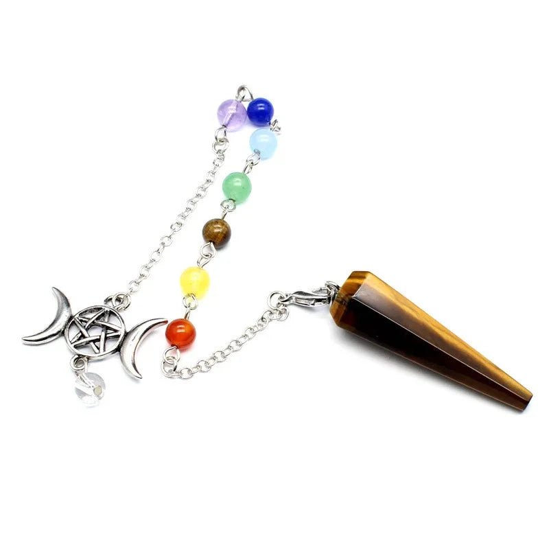 Triple Moon Pentacle Chakra Pendulums - Collective Awakening