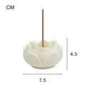 Ceramic Lotus Incense Burner Brass Gourd - shape Incense Holder Incense Stick Holder for Yoga Meditation Spa Home Decor - Collective Awakening