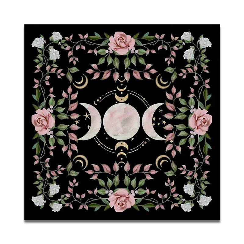 Cottagecore Triple Moon Altar Cloth - Collective Awakening
