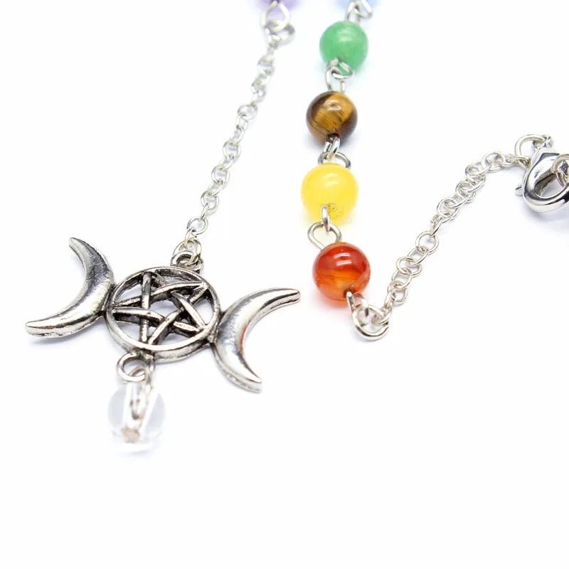 Triple Moon Pentacle Chakra Pendulums - Collective Awakening