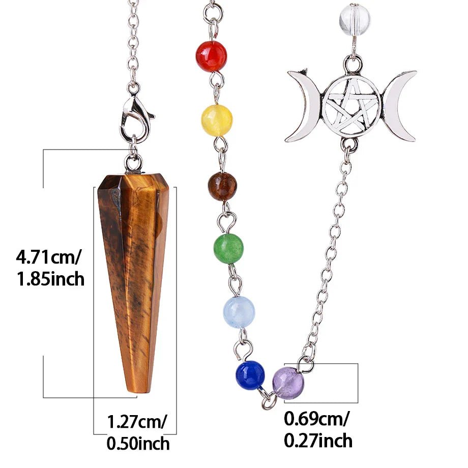 Triple Moon Pentacle Chakra Pendulums - Collective Awakening