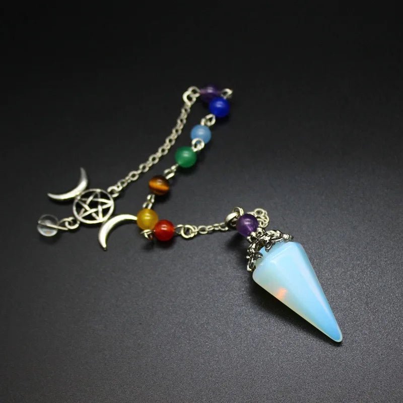Triple Moon Pentacle Chakra Pendulums - Collective Awakening