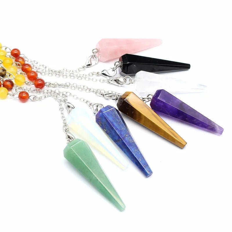 Triple Moon Pentacle Chakra Pendulums - Collective Awakening