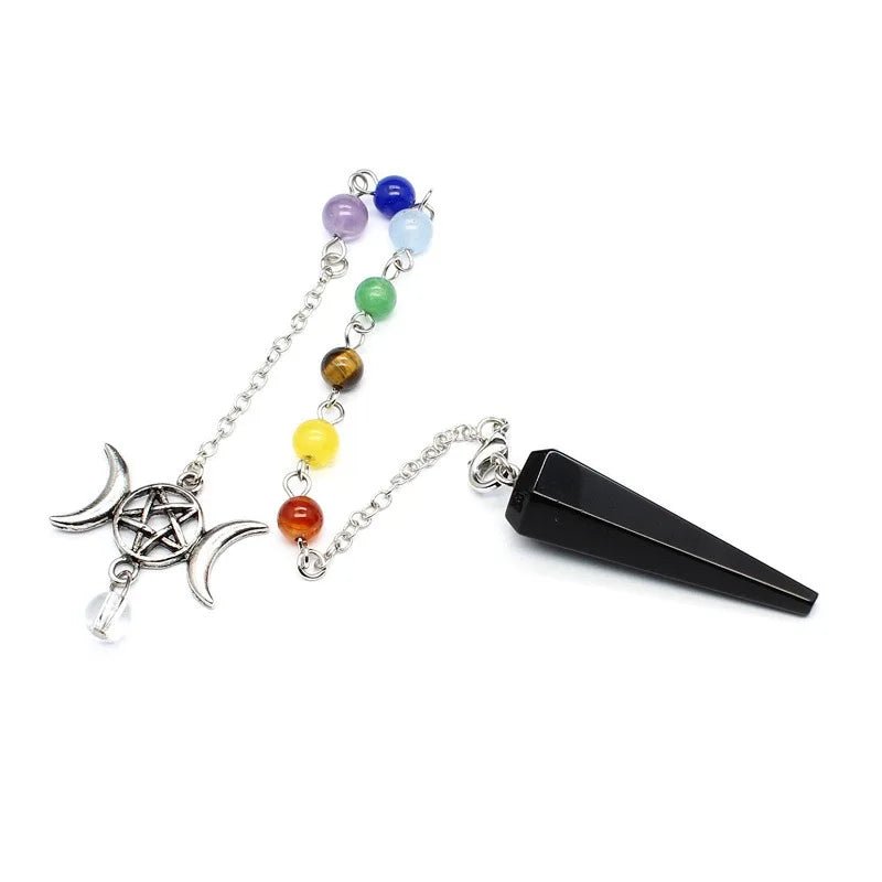 Triple Moon Pentacle Chakra Pendulums - Collective Awakening