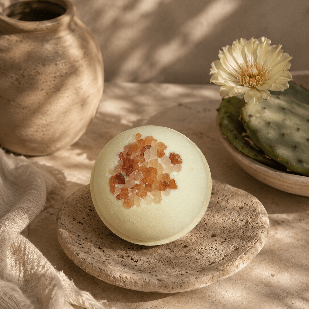 Sea Salt + Cactus Flower - Hemp Infused Bath Bomb - Collective Awakening