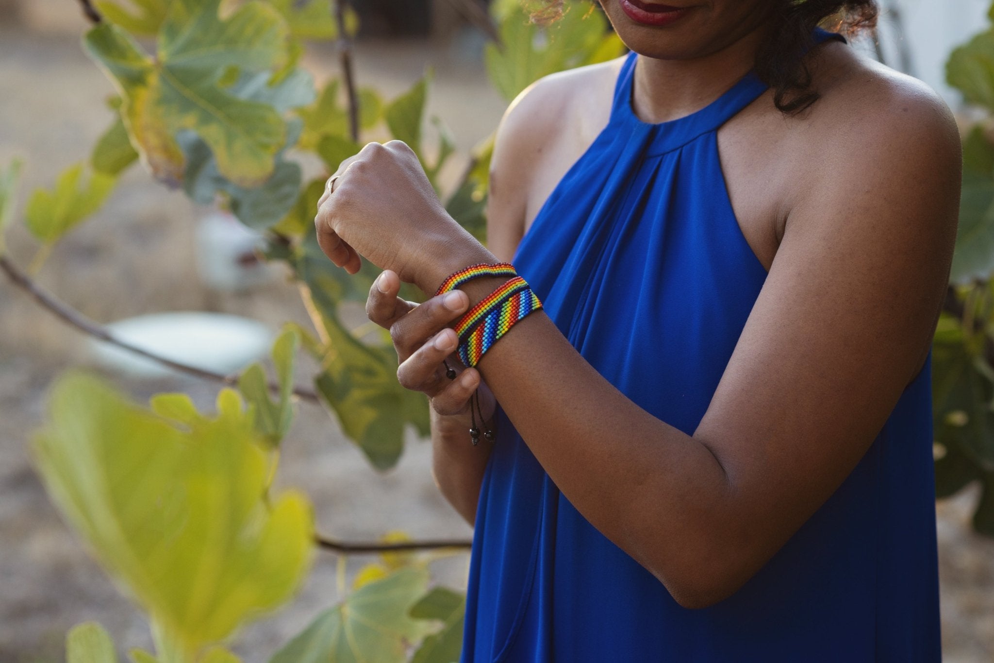 Rainbow Pride Love Bracelet – Handmade with Purpose - Collective Awakening