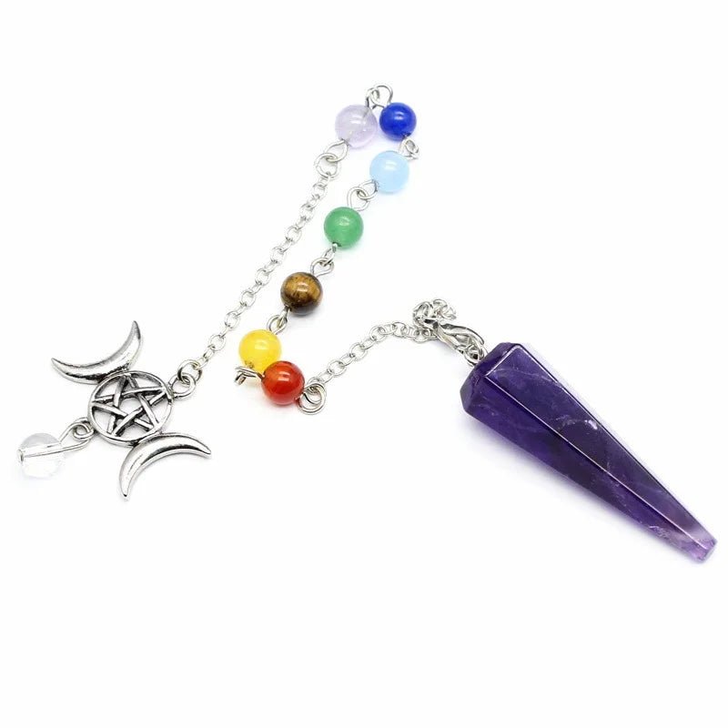 Triple Moon Pentacle Chakra Pendulums - Collective Awakening