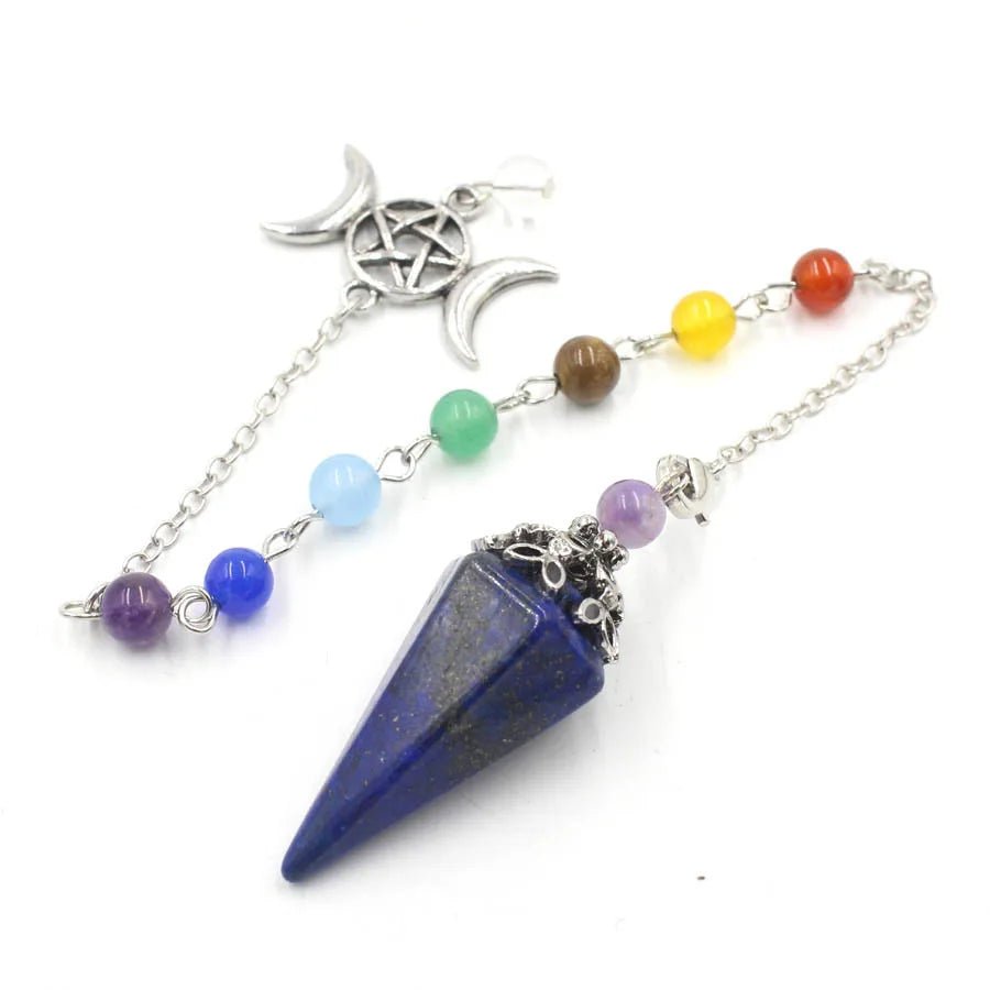 Triple Moon Pentacle Chakra Pendulums - Collective Awakening