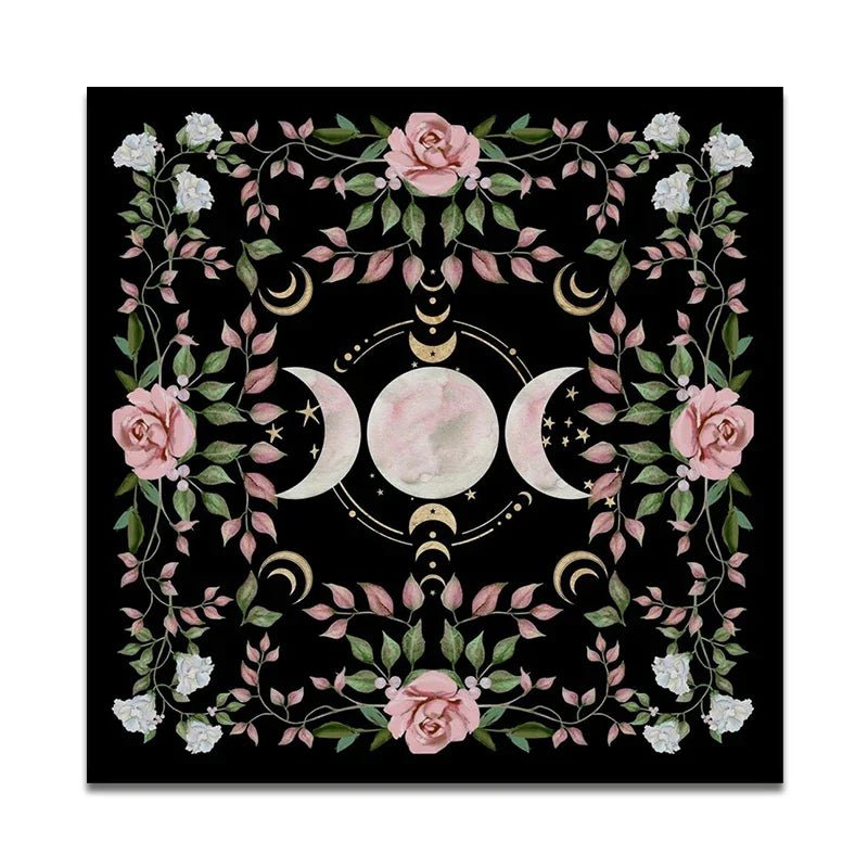 Cottagecore Triple Moon Altar Cloth - Collective Awakening