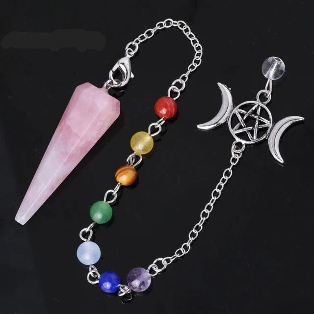 Triple Moon Pentacle Chakra Pendulums - Collective Awakening