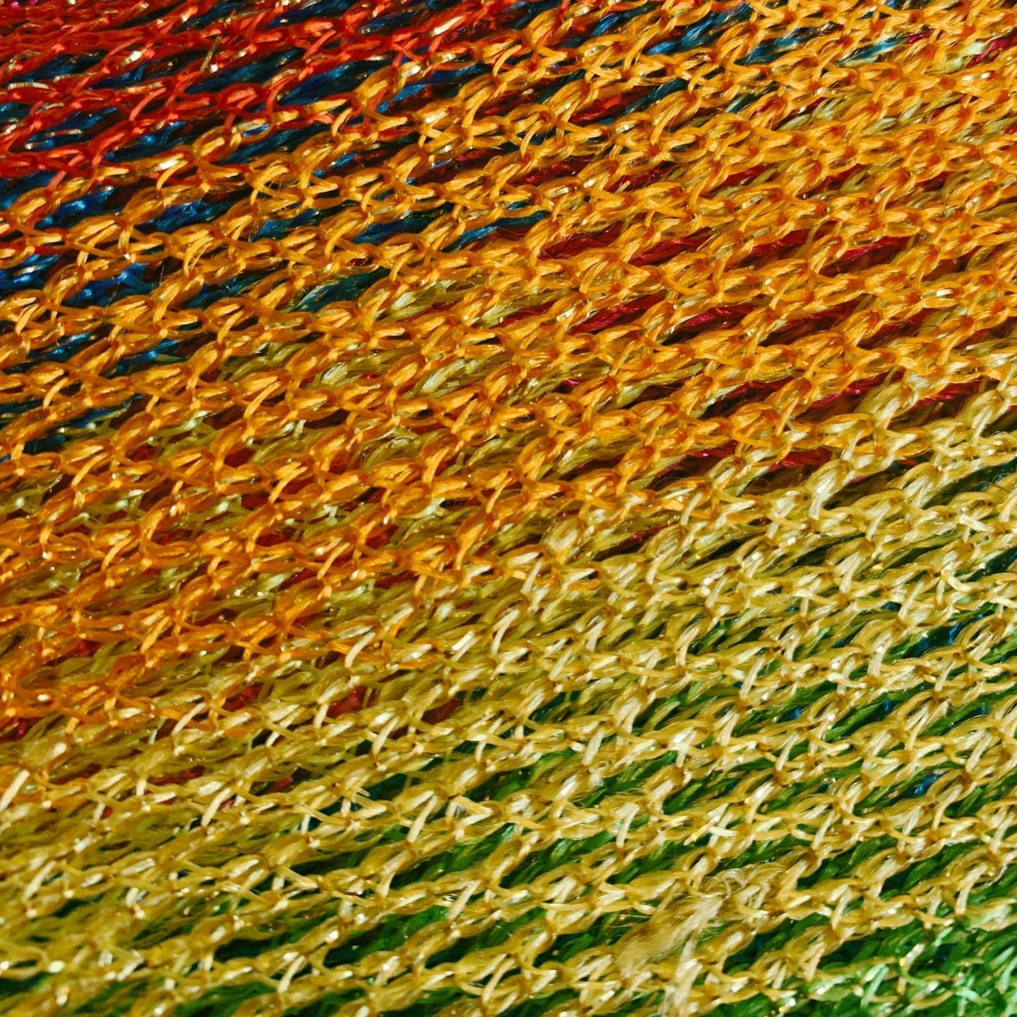 Shimmer Mesh Pride Scarf Wrap in Rainbow Stripe | Unisex Summer Shawl LGBTQ Pride - Collective Awakening