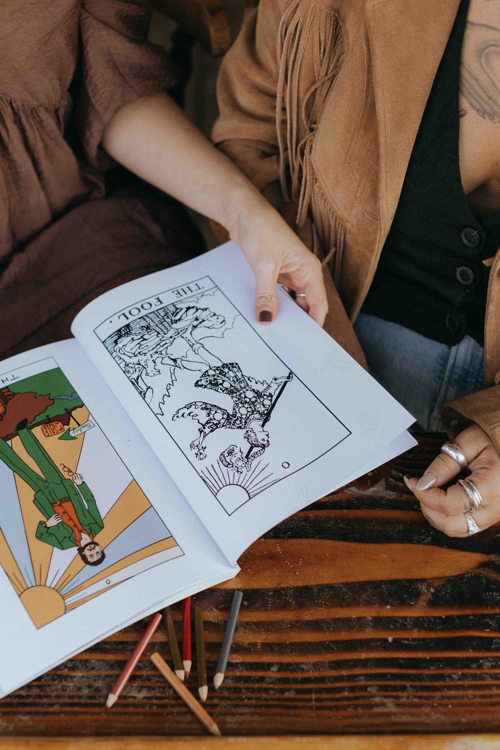 The Honky Tonk Tarot Colorin' Book - First Edition - Collective Awakening