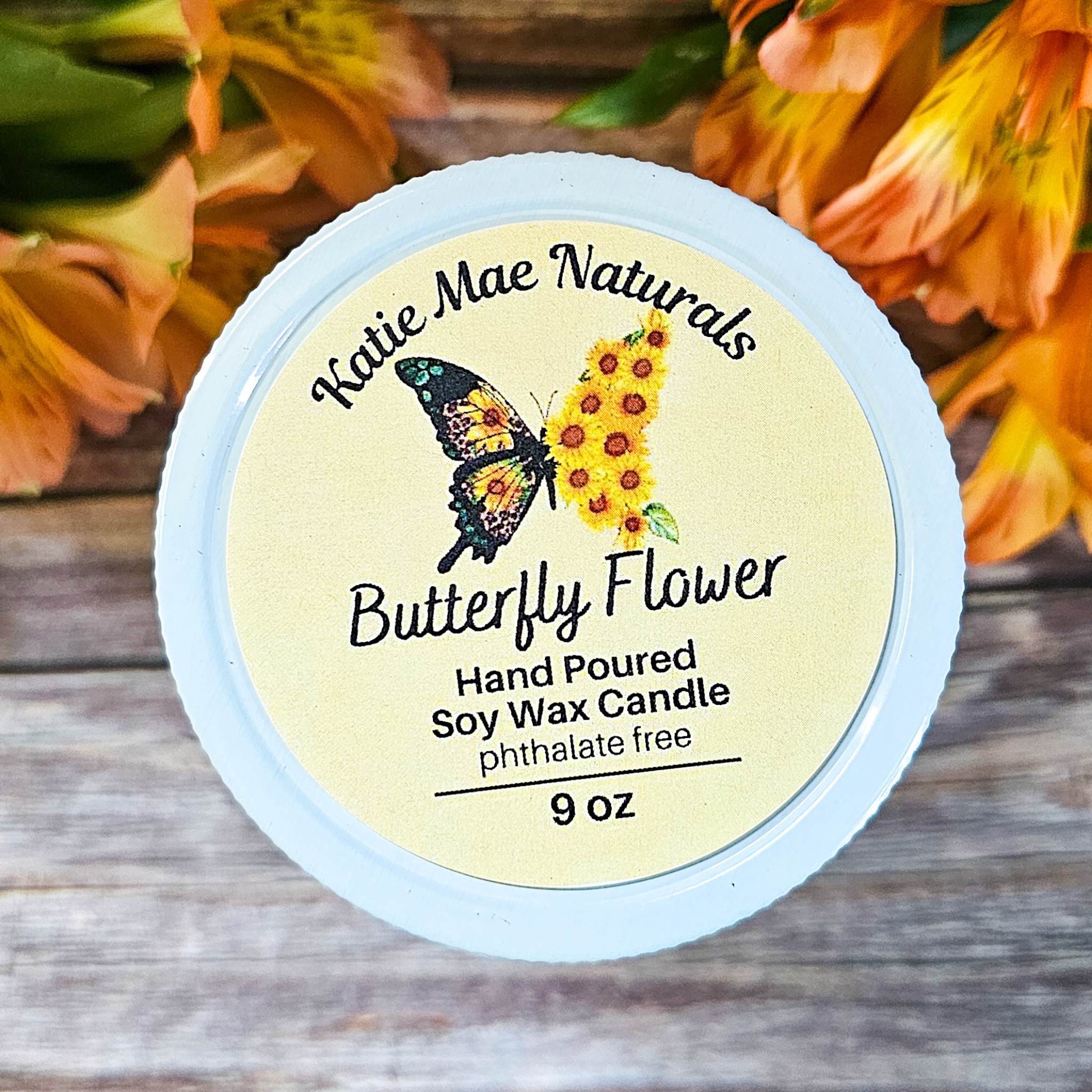 Litha Ritual Candle – Floral Summer Solstice Soy Candle for Sun Energy, Joy & Seasonal Celebration - Collective Awakening