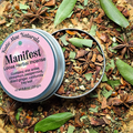 Manifest Herbal Incense – Cinnamon Bay Leaf Ritual Blend for Abundance, Intention & Positive Energy - Collective Awakening