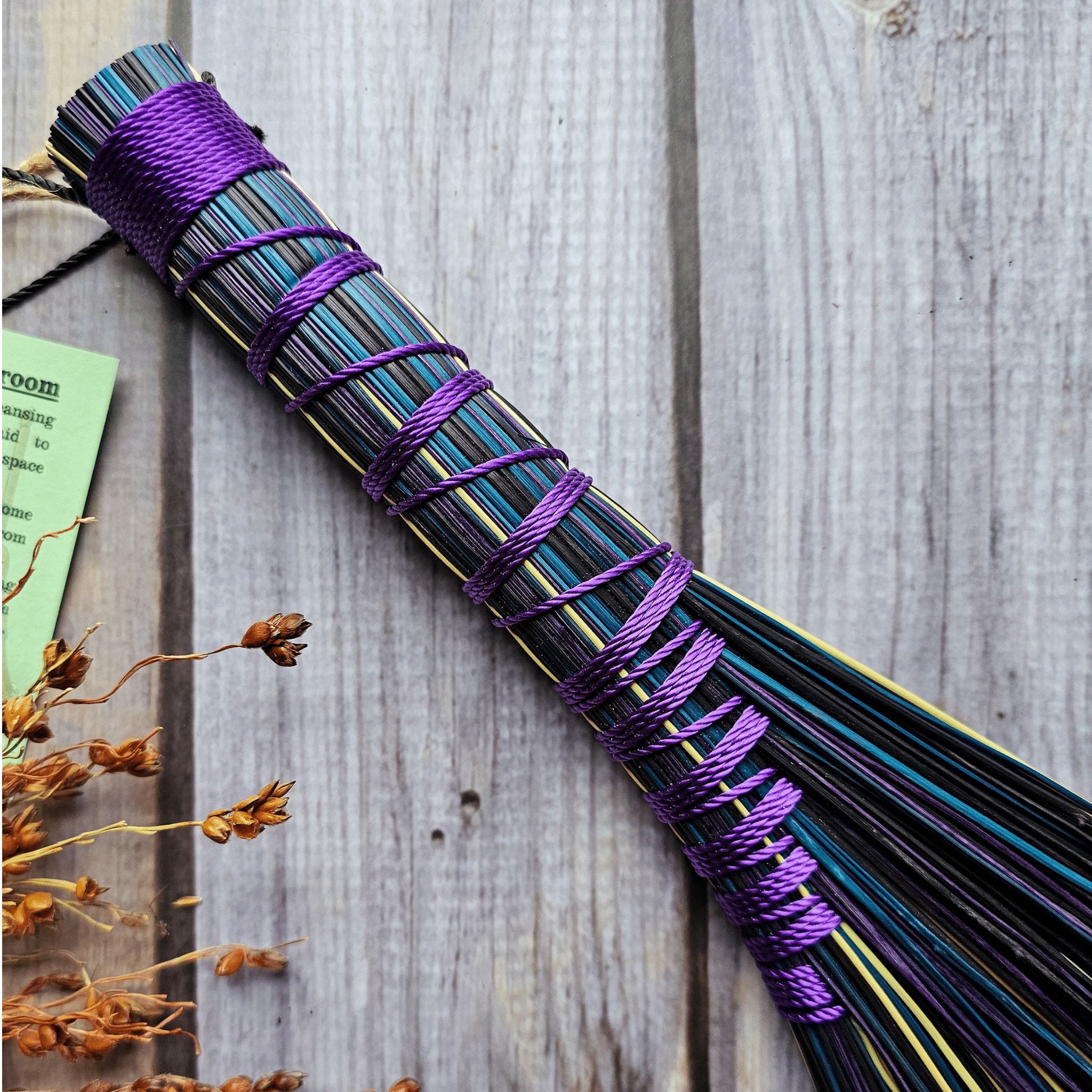 Turkey Wing Whisk Broom - Decorative Broom - Cottagecore Charm - Collective Awakening