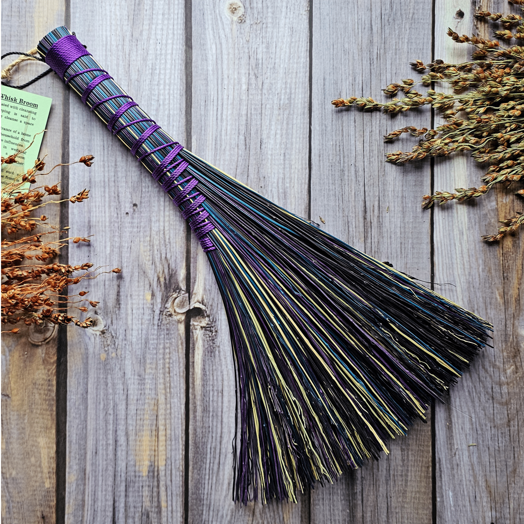 Turkey Wing Whisk Broom - Decorative Broom - Cottagecore Charm - Collective Awakening