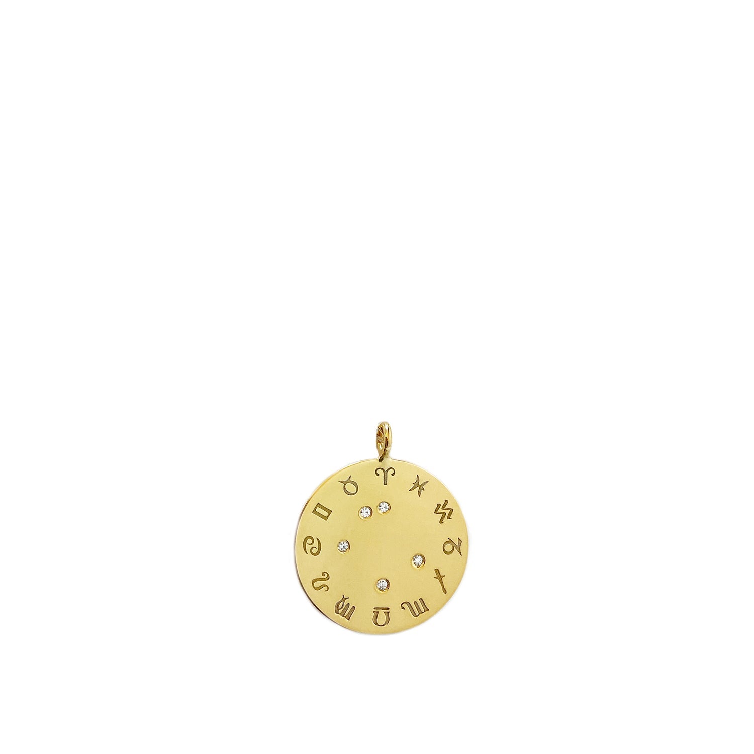 Zodiac Diamond Wheel Necklace - Collective Awakening