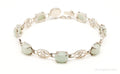 Vintage Jade Good Fortune Sterling Silver Bracelet - Collective Awakening