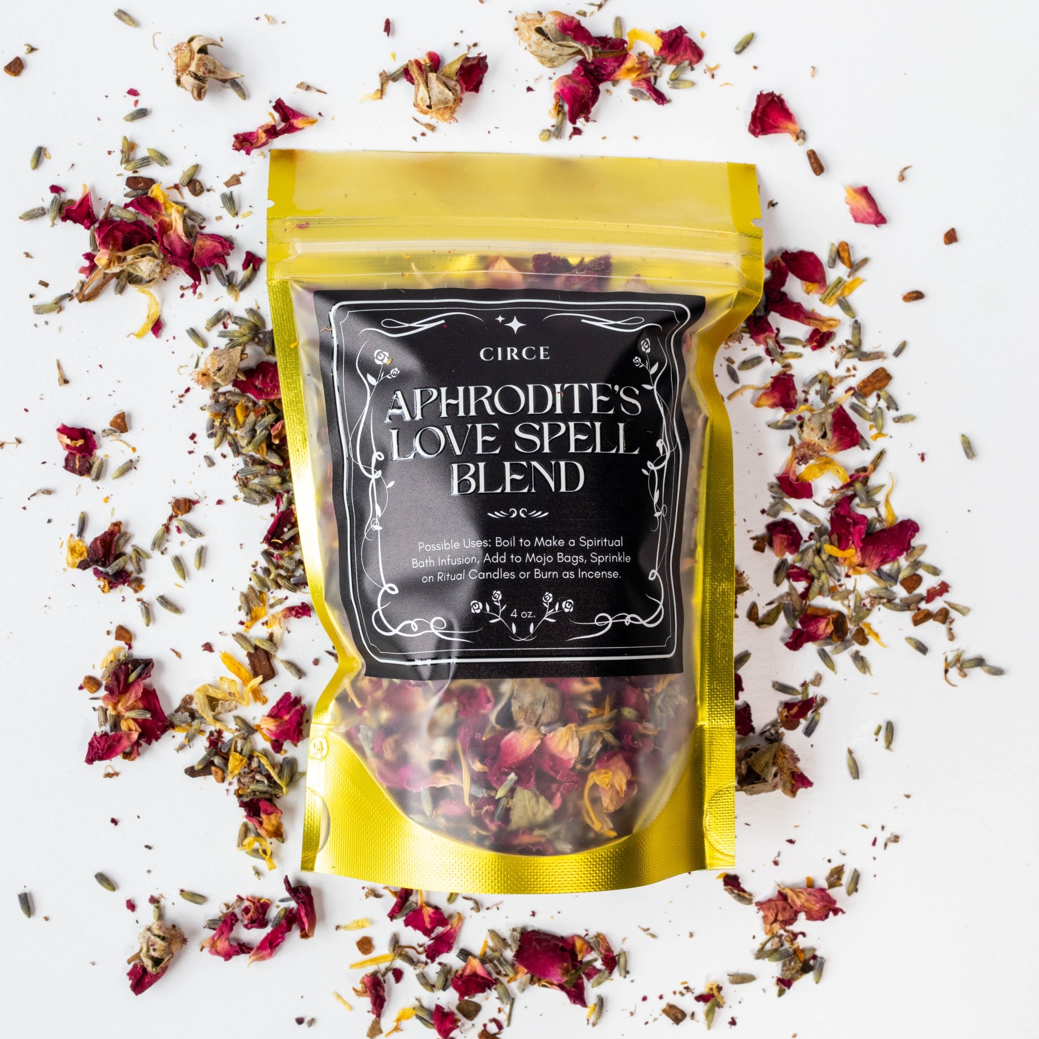 Herbal Ritual Blend – Four Intention Herbs for Cleansing, Love & Prosperity - Collective Awakening