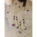 Natural Raw Rose Quartz, Amethyst Quartz Dowsing Pendulum - Collective Awakening