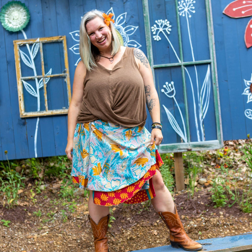 Made With Love: The Original Sari Wrap Skirt - Collective Awakening