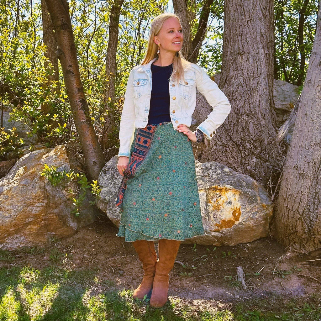 Made With Love: The Original Sari Wrap Skirt - Collective Awakening
