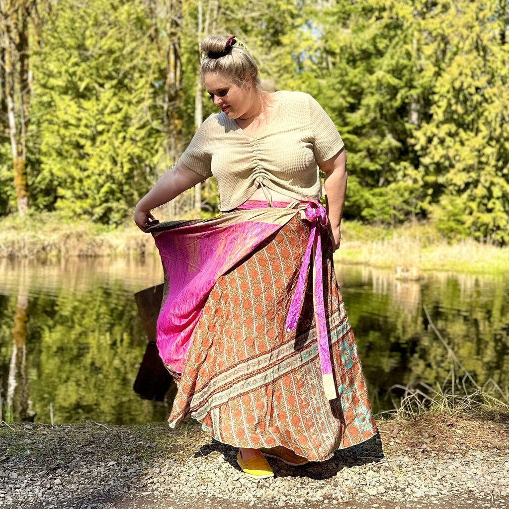 Made With Love: The Original Sari Wrap Skirt - Collective Awakening