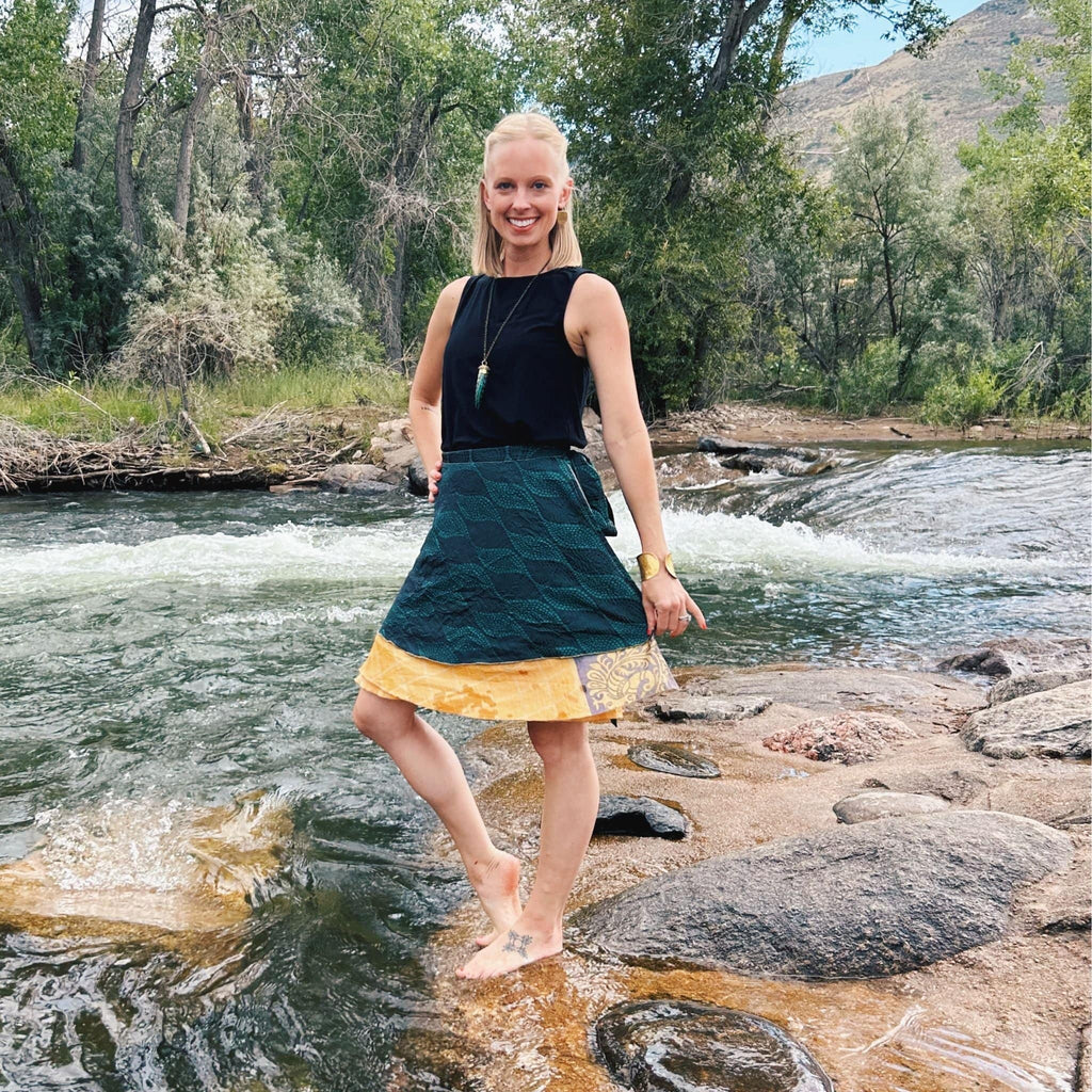 Made With Love: The Original Sari Wrap Skirt - Collective Awakening