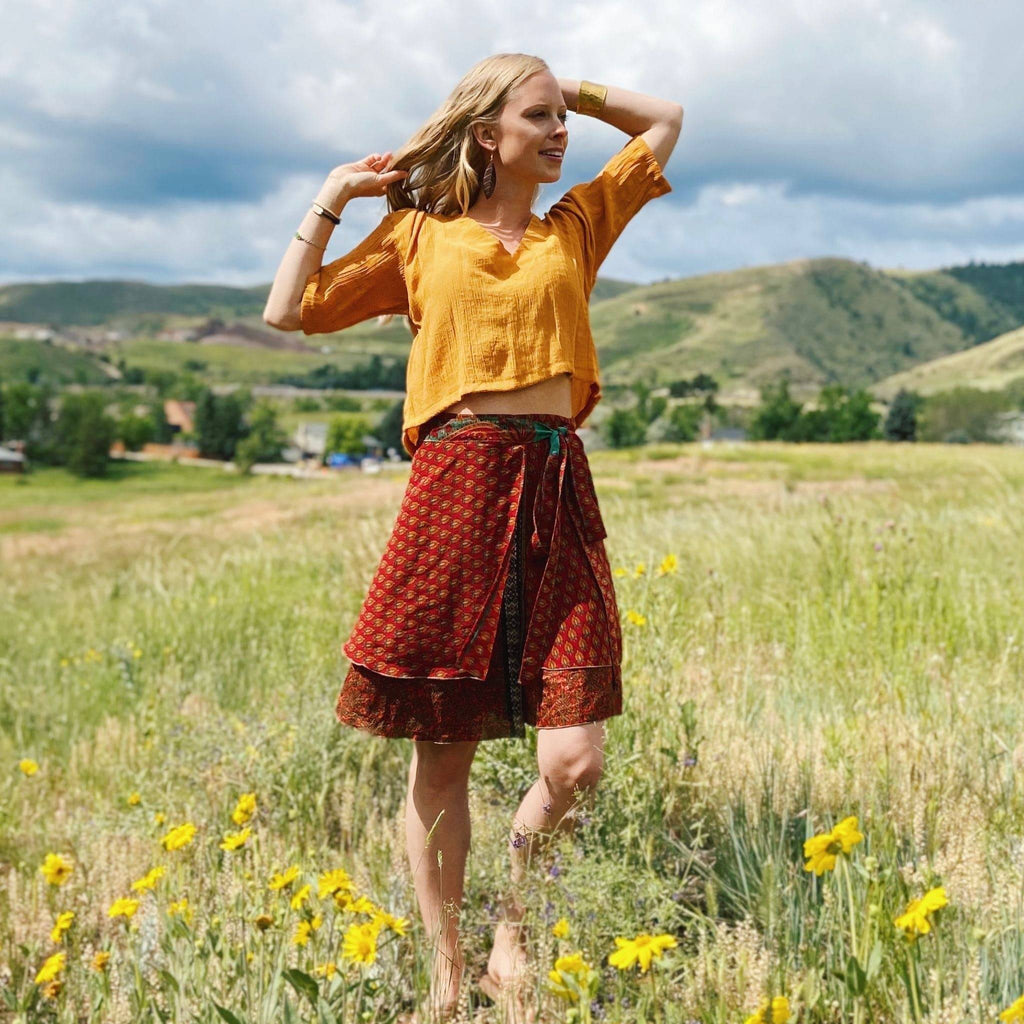 Made With Love: The Original Sari Wrap Skirt - Collective Awakening