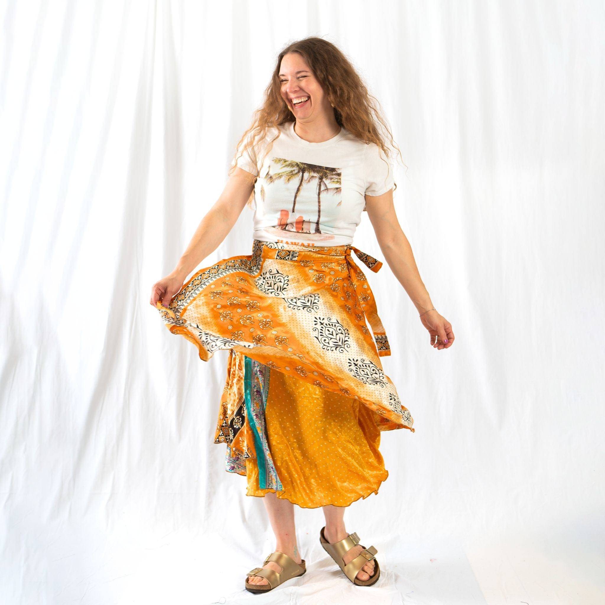 Made With Love: The Original Sari Wrap Skirt - Collective Awakening