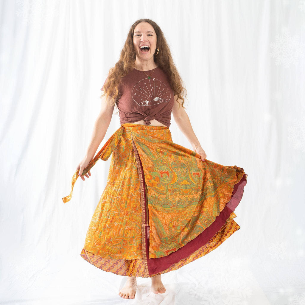 Made With Love: The Original Sari Wrap Skirt - Collective Awakening