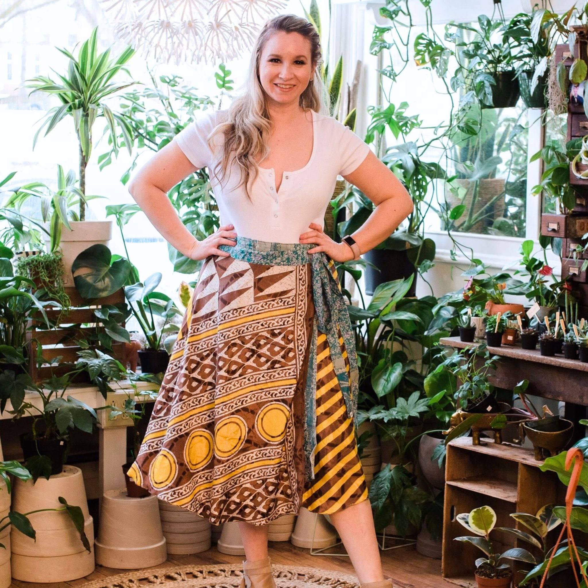 Made With Love: The Original Sari Wrap Skirt - Collective Awakening