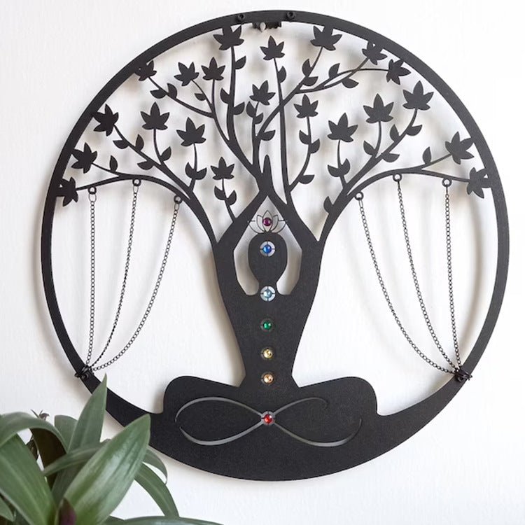 Art Decor Yoga Meditation Wall Hanging Craft - Collective Awakening