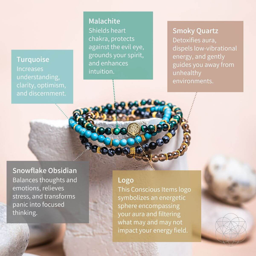 Energy Bodyguard Bracelet Pack of 4 - Collective Awakening