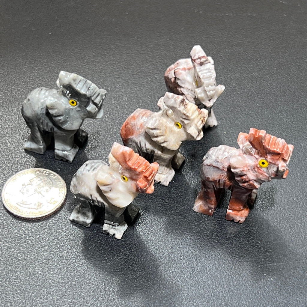 Small Soapstone Animals Carvings (Packs of 10) Wholesale Miniatures - Collective Awakening