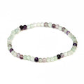 Fluorite Round Bead Bracelet - Psychic Awakening - Collective Awakening