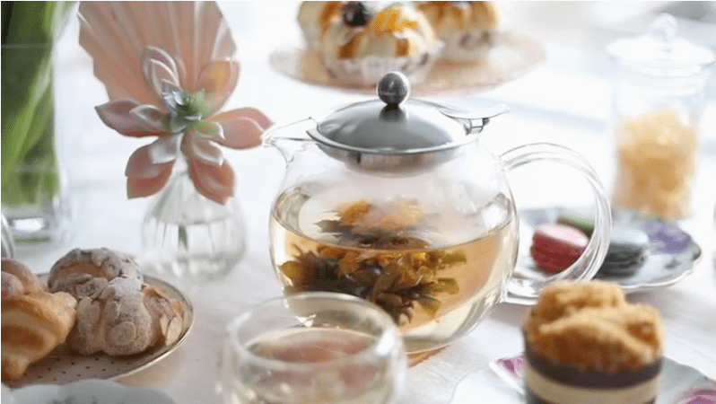 TeaBloom Round All - in - One Glass Teapot round - Collective Awakening