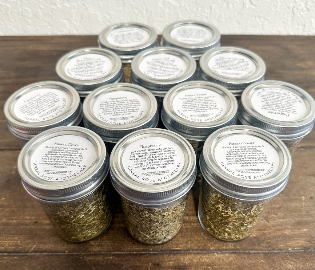 Dried Herbs Small Jars - Collective Awakening