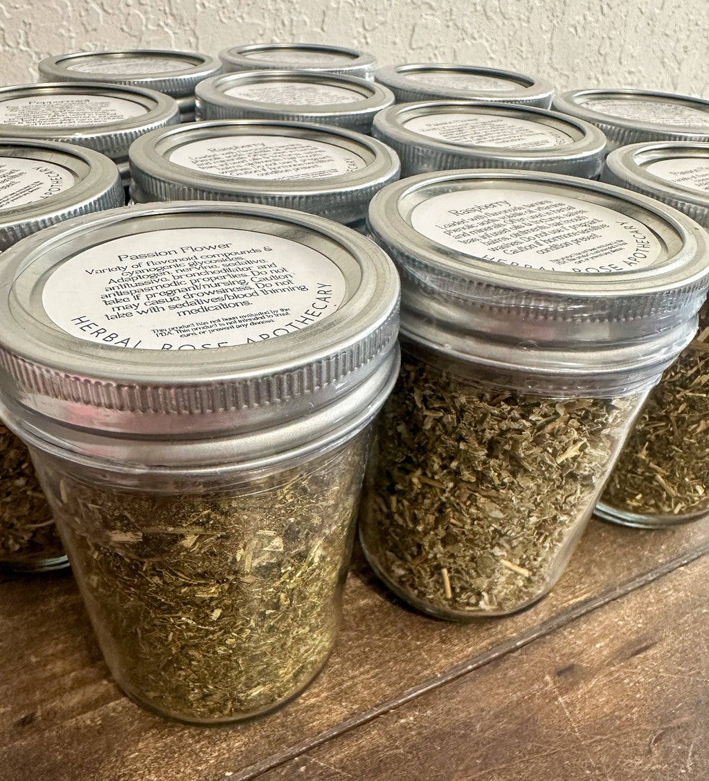 Dried Herbs Small Jars - Collective Awakening