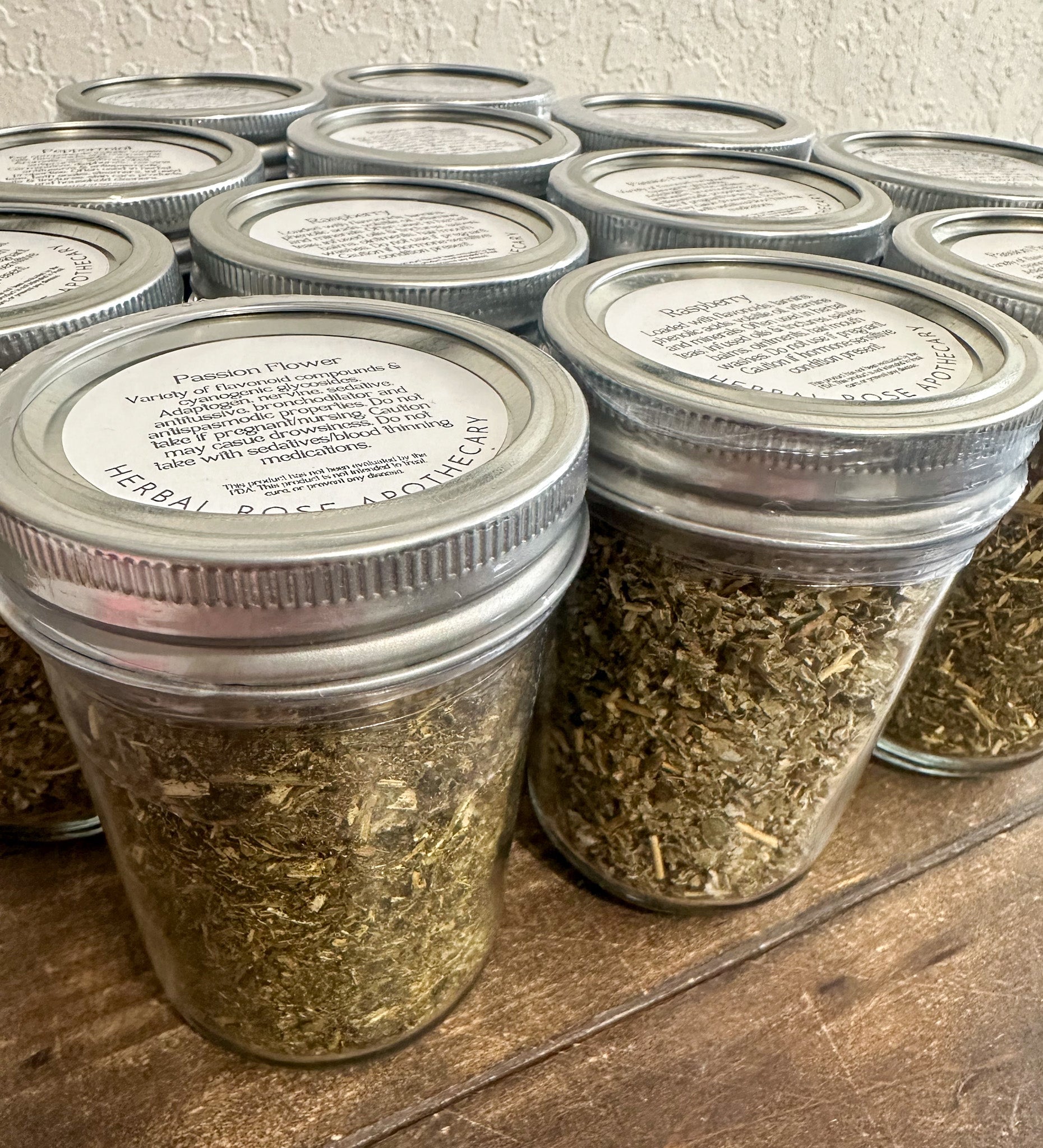 Dried Herbs Small Jars - Collective Awakening