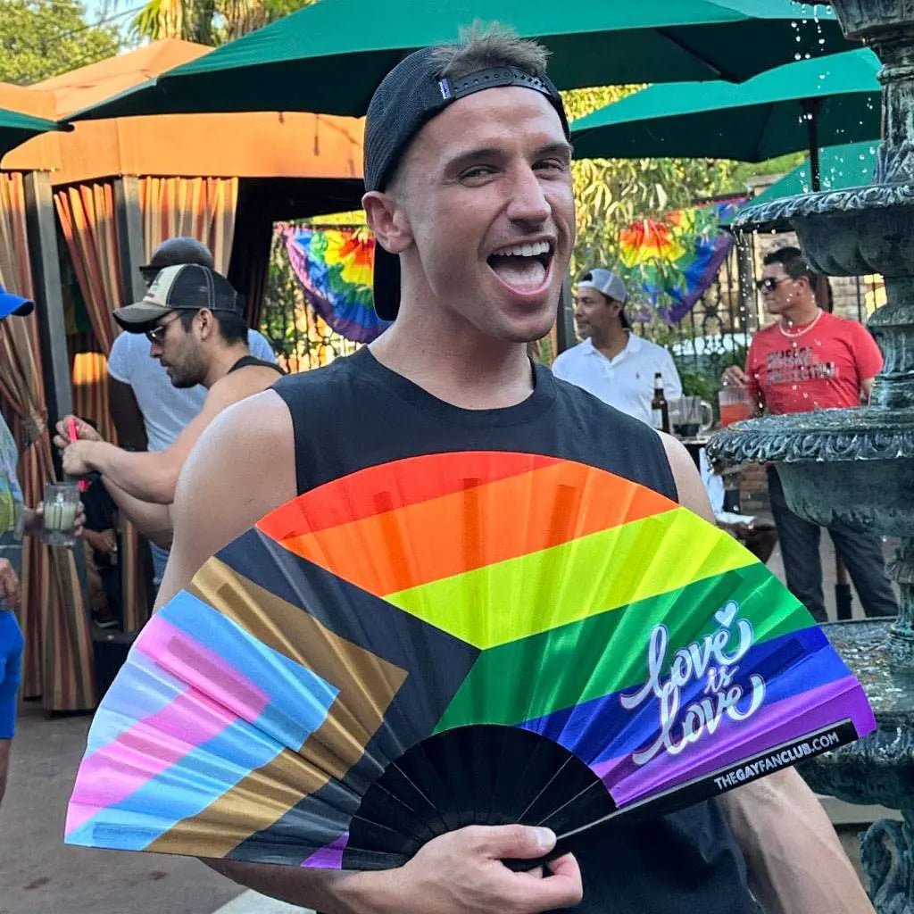 Pride Rainbow Flag Fan - Collective Awakening