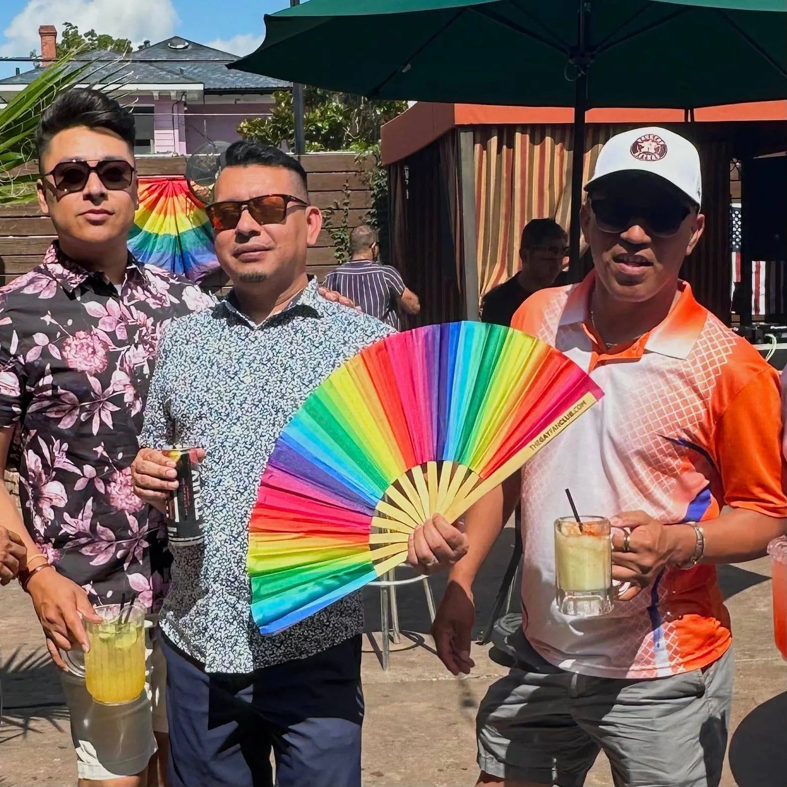 Rainbow Folding Fan - Collective Awakening