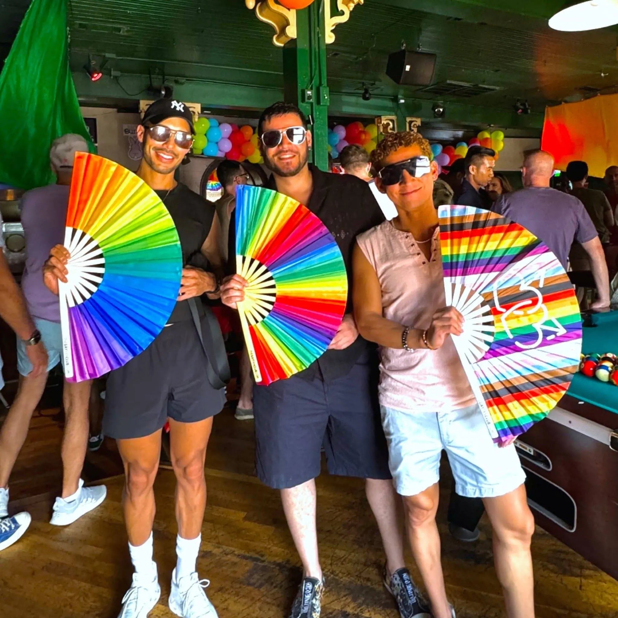 Rainbow Folding Fan - Collective Awakening