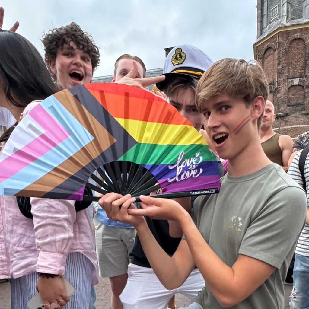 Pride Rainbow Flag Fan - Collective Awakening