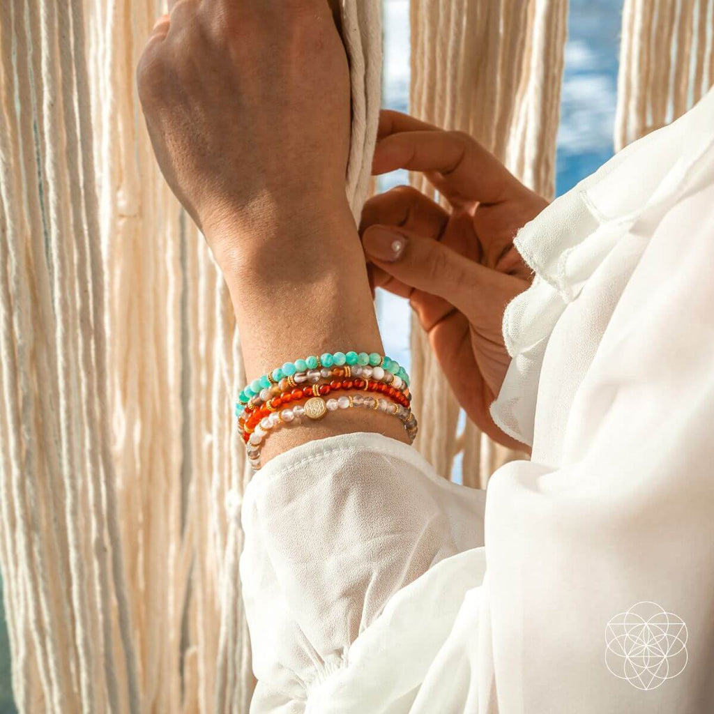 I Am Healthy: Mind, Body & Spirit Restoration Bracelet Pack of 4 - Collective Awakening