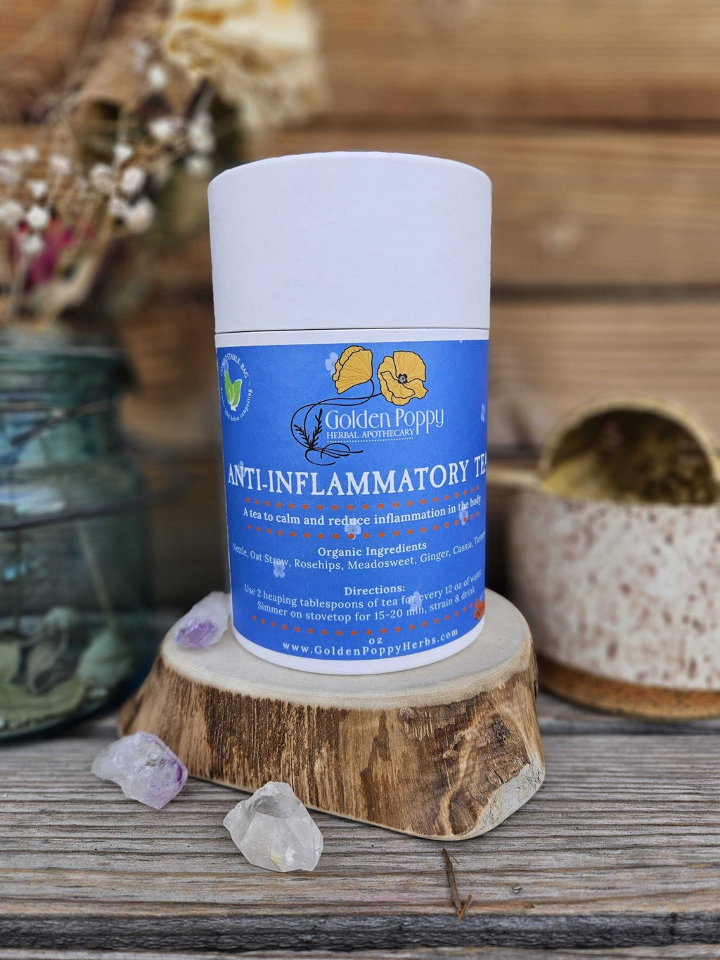 Anti - Inflammatory Tea, 14oz Tube (94g) - Collective Awakening