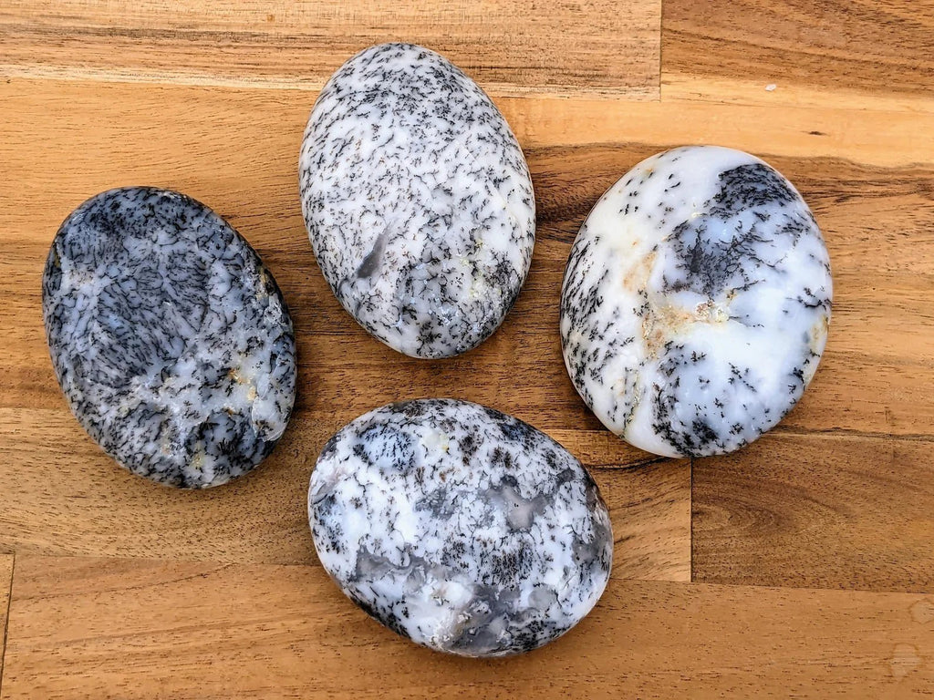 Dendritic Opal Palm Stones - Collective Awakening