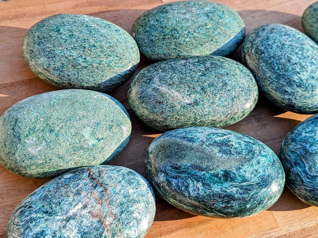 Fuchsite Palm Stones - Collective Awakening