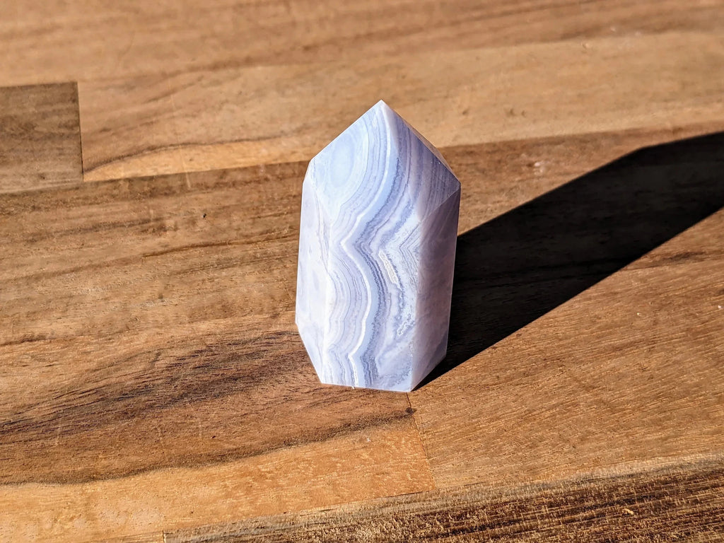Blue Lace Agate Tower - OOAK - Collective Awakening